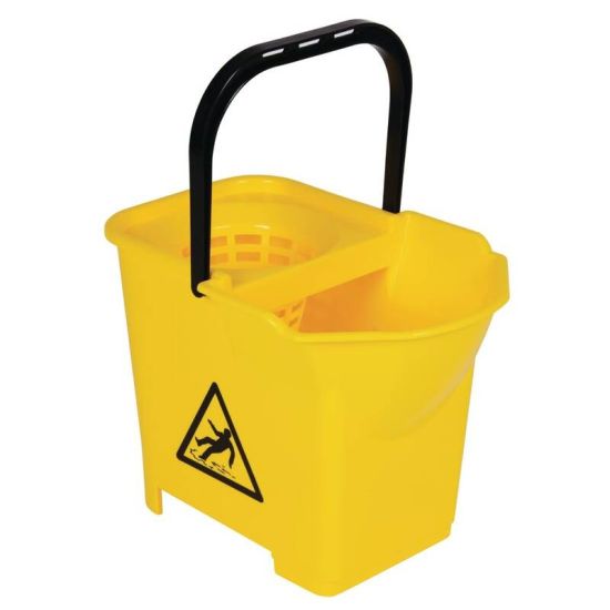 Jantex Colour Coded Mop Bucket Yellow URO S223 Jantex Colour Coded Mop Bucket Yellow URO S223