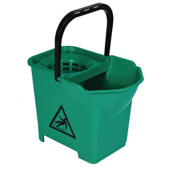 Jantex Colour Coded Mop Bucket Green URO S224