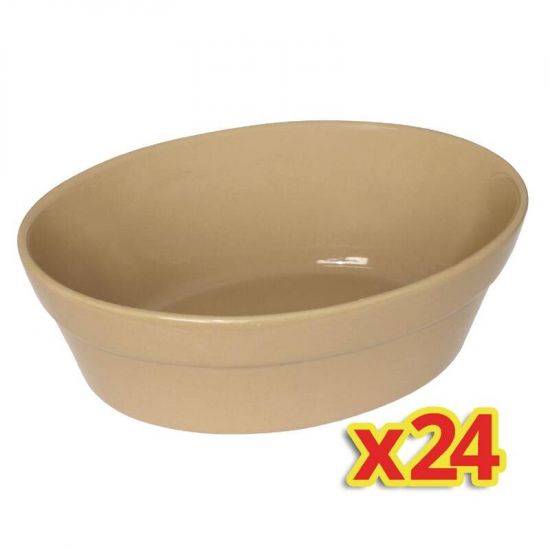 Special Offer - 4x Box Of 6 Olympia Oval Pie Bowls Box of 24 URO S229
