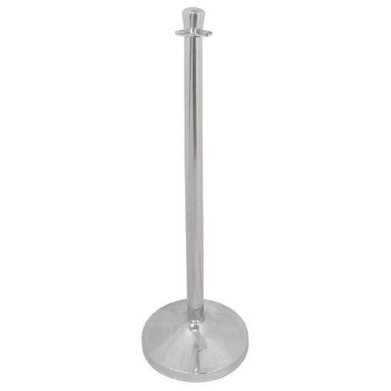 Stainless Steel Flat Top Barrier Post URO S653 Stainless Steel Flat Top Barrier Post URO S653