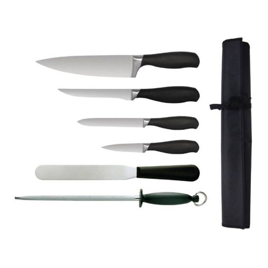 Vogue 6 Piece Soft Grip Knife Set URO S725 Vogue 6 Piece Soft Grip Knife Set URO S725