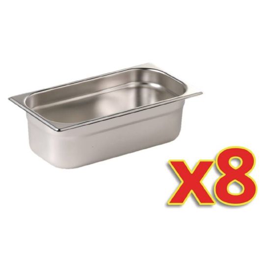 Vogue 8 Gastronorm Container Kit URO S728 Vogue 8 Gastronorm Container Kit URO S728