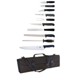 Victorinox 11 Piece Knife Set With Wallet Victorinox 11 Piece Knife Set With Wallet