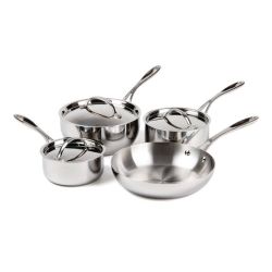 Vogue Tri Wall Pan Set Of 4 Pans