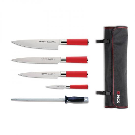 Dick Red Spirit 5 Piece Knife Set With Wallet URO S902