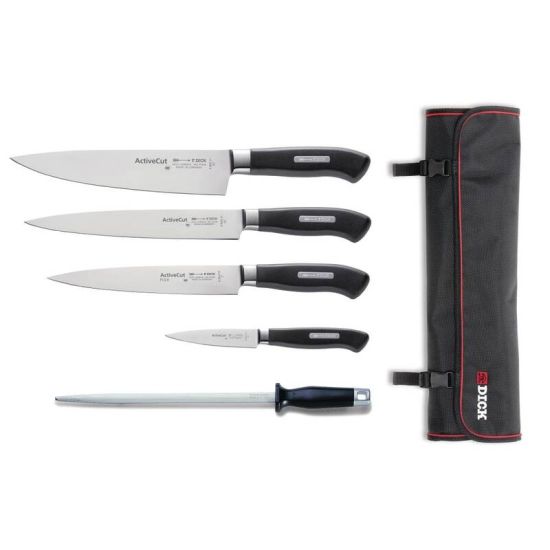 Dick Active Cut 5 Piece Knife Set With Wallet URO S903 Dick Active Cut 5 Piece Knife Set With Wallet URO S903