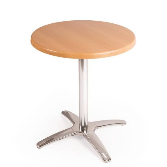 Special Offer Bolero Round Beech Table Top And Base Combo URO SA222