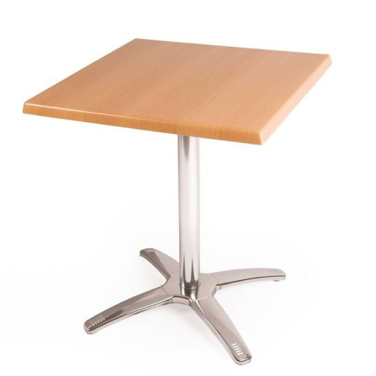 Special Offer Bolero Square Beech Table Top And Base Combo URO SA224