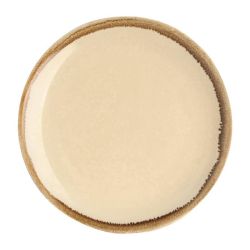 Olympia Kiln Round Coupe Plate Sandstone 230mm (Pack Of 6)