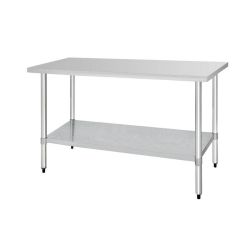 Vogue Stainless Steel Prep Table 1800mm Vogue Stainless Steel Prep Table 1800mm