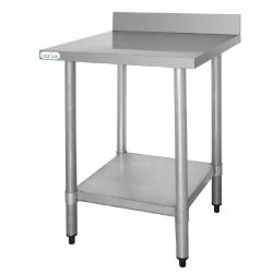 Vogue Stainless Steel Prep Table with Upstand 900mm Vogue Stainless Steel Prep Table with Upstand 900mm