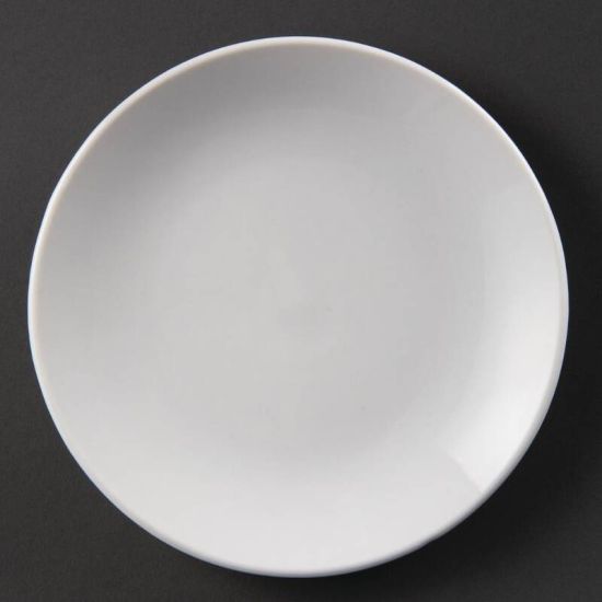 Olympia Whiteware Coupe Plates 150mm Box of 12 URO U075