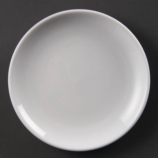 Olympia Whiteware Coupe Plates 180mm Box of 12 URO U076