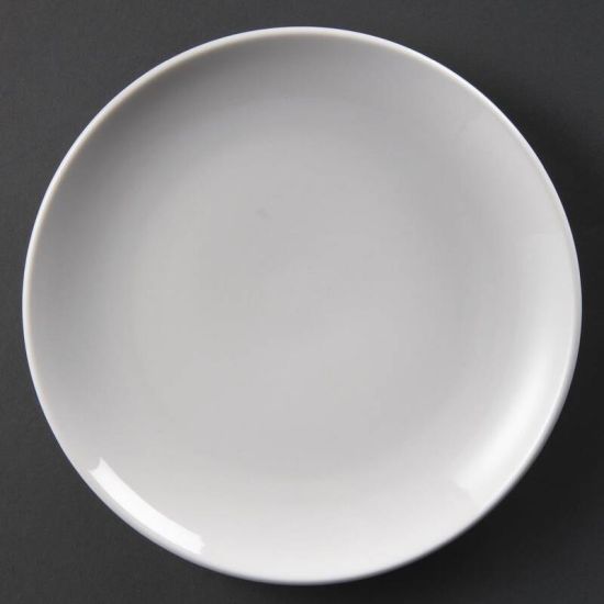 Olympia Whiteware Coupe Plates 230mm Box of 12 URO U078 Olympia Whiteware Coupe Plates 230mm Box of 12 URO U078