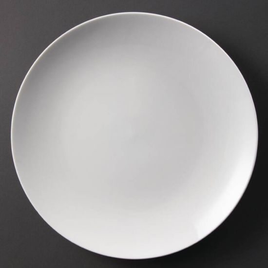 Olympia Whiteware Coupe Plates 310mm Box of 6 URO U081