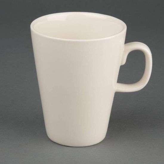 Olympia Ivory Latte Mugs 284ml 10oz Box of 12 URO U115 Olympia Ivory Latte Mugs 284ml 10oz Box of 12 URO U115