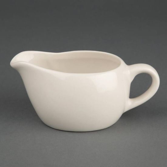 Olympia Ivory Sauce Boats 160ml 5.5oz Box of 6 URO U146 Olympia Ivory Sauce Boats 160ml 5.5oz Box of 6 URO U146