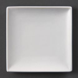 Olympia Whiteware Square Plates 140mm (Pack of 12) Olympia Whiteware Square Plates 140mm (Pack of 12)