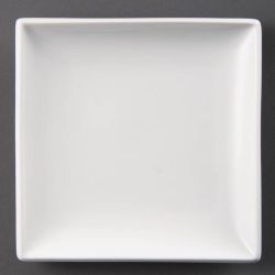 Olympia Whiteware Square Plates 240mm (Pack of 12) Olympia Whiteware Square Plates 240mm (Pack of 12)