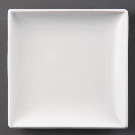 Olympia Whiteware Square Plates 240mm Box of 12 URO U155 Olympia Whiteware Square Plates 240mm Box of 12 URO U155