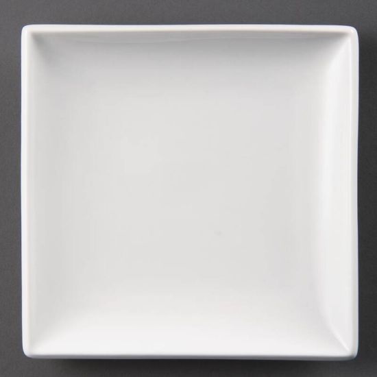 Olympia Whiteware Square Plates 240mm Box of 12 URO U155