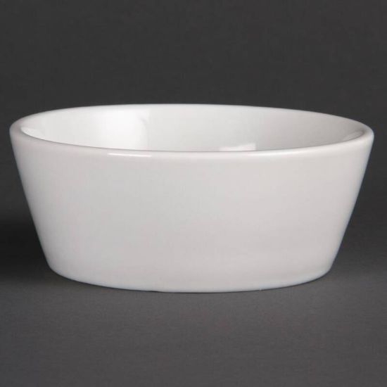 Olympia Whiteware Sloping Edge Bowls 120mm Box of 12 URO U163 Olympia Whiteware Sloping Edge Bowls 120mm Box of 12 URO U163