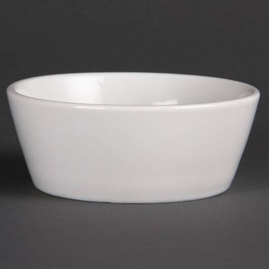 Olympia Whiteware Sloping Edge Bowls 120mm Box of 12 URO U163