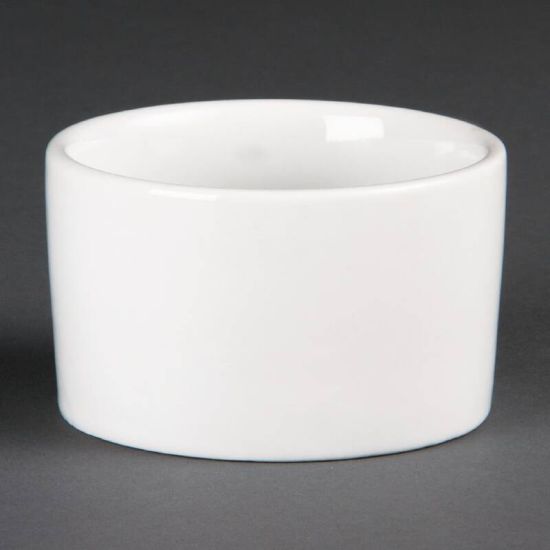 Olympia Whiteware Contemporary Ramekins 90mm Box of 12 URO U176