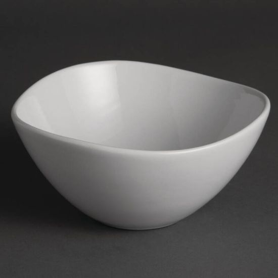 Olympia Whiteware Wavy Bowls 150mm Box of 12 URO U187