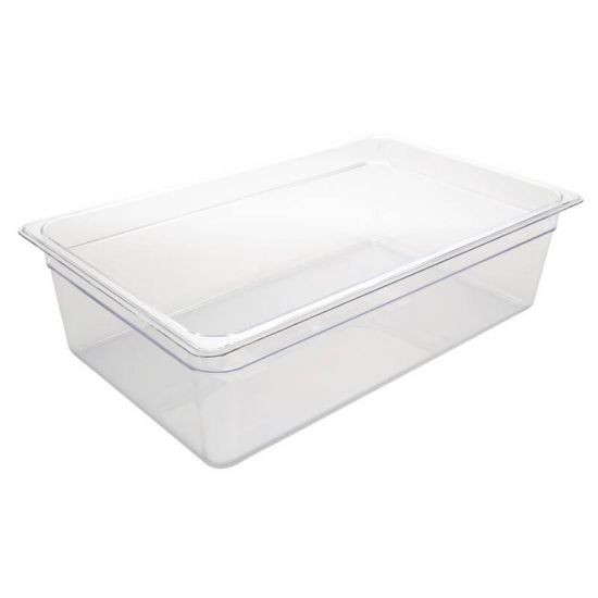 Vogue Polycarbonate 1/1 Gastronorm Container 150mm Clear URO U226
