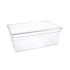 Vogue Polycarbonate 1/1 Gastronorm Container 200mm Clear
