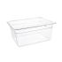 Vogue Polycarbonate 1/2 Gastronorm Container 150mm Clear