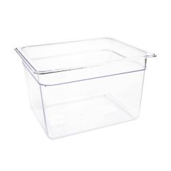 Vogue Polycarbonate 1/2 Gastronorm Container 200mm Clear Vogue Polycarbonate 1/2 Gastronorm Container 200mm Clear