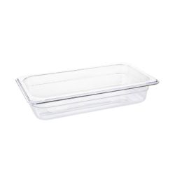 Vogue Polycarbonate 1/3 Gastronorm Container 65mm Clear Vogue Polycarbonate 1/3 Gastronorm Container 65mm Clear