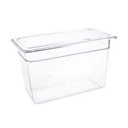 Vogue Polycarbonate 1/3 Gastronorm Container 200mm Clear Vogue Polycarbonate 1/3 Gastronorm Container 200mm Clear