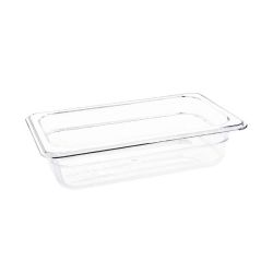 Vogue Polycarbonate 1/4 Gastronorm Container 65mm Clear Vogue Polycarbonate 1/4 Gastronorm Container 65mm Clear