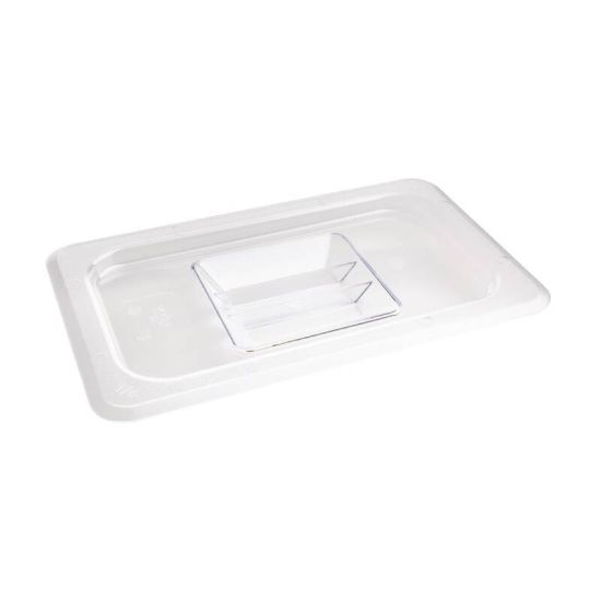 Vogue Polycarbonate 1/4 Clear Gastronorm Lid URO U247