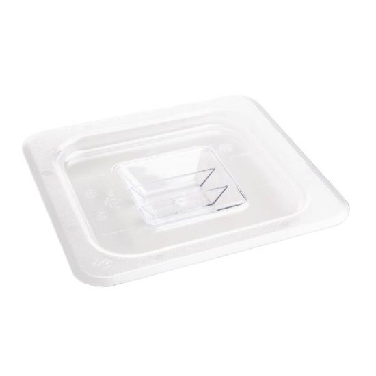 Vogue Polycarbonate 1/6 Clear Gastronorm Lid URO U248