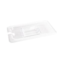 Vogue Polycarbonate 1/4 Gastronorm Lid Notched Vogue Polycarbonate 1/4 Gastronorm Lid Notched