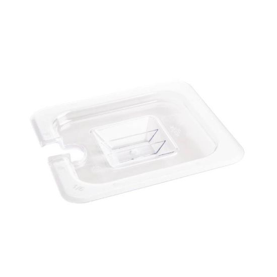 Vogue Polycarbonate 1/6 Notched Gastronorm Lid URO U254