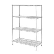 Vogue 4 Tier Wire Shelving Kit 1220x610mm