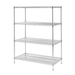 Vogue 4 Tier Wire Shelving Kit 1525x610mm Vogue 4 Tier Wire Shelving Kit 1525x610mm