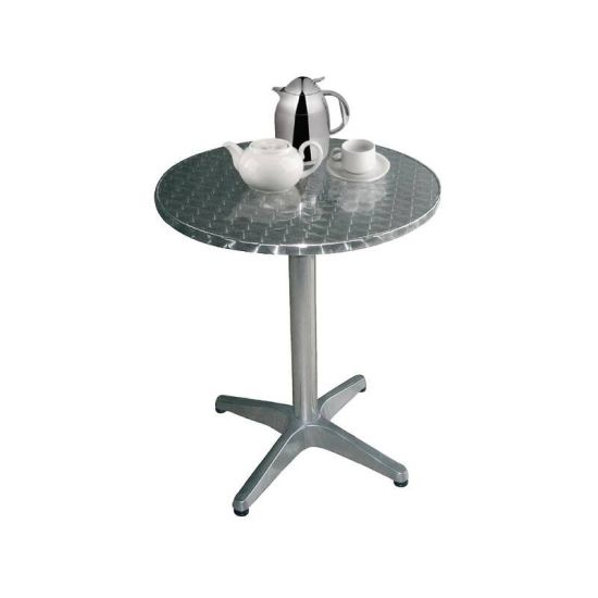 Bolero Round Bistro Table Grey URO U426