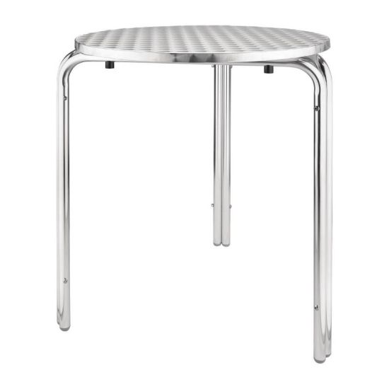 Bolero Round Stackable Bistro Table 600mm URO U431 Bolero Round Stackable Bistro Table 600mm URO U431