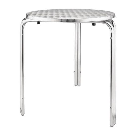 Bolero Round Stackable Bistro Table 600mm URO U431