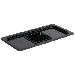 Vogue Polycarbonate 1/3 Gastronorm Lid Black Vogue Polycarbonate 1/3 Gastronorm Lid Black