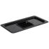 Vogue Polycarbonate 1/3 Gastronorm Lid Black