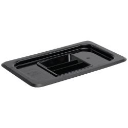 Vogue Polycarbonate 1/4 Gastronorm Lid Black Vogue Polycarbonate 1/4 Gastronorm Lid Black
