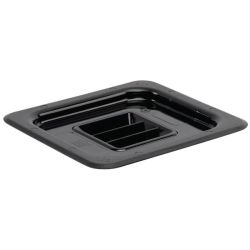 Vogue Polycarbonate 1/6 Gastronorm Lid Black Vogue Polycarbonate 1/6 Gastronorm Lid Black