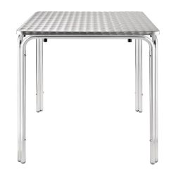 Bolero Square Stacking Table Stainless Steel 700mm